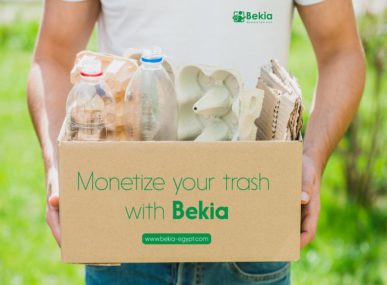 Bekia encourages Egyptians to monetize their trash through a mobile app